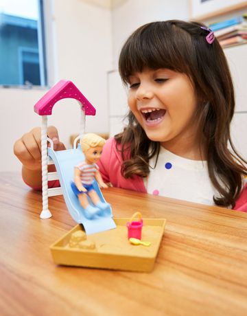 Barbie Skipper Babysitters Inc Doll & Playground Playset | Walmart Canada