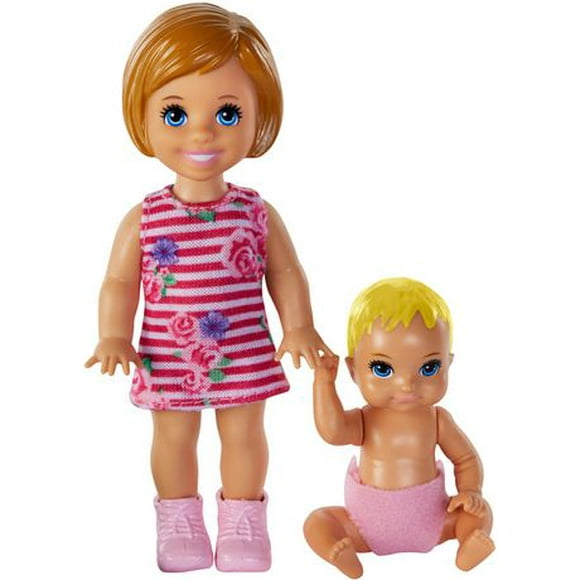 Barbie Skipper Babysitters Inc Dolls, Pink Cloth Diaper