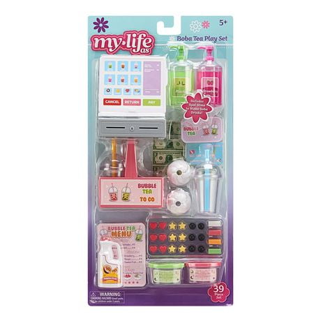 My Life As 39-Piece Bubble Tea Play Set for 18” Dolls