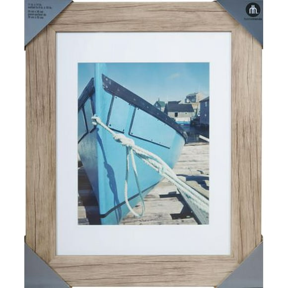 hometrends Lewis 11X14 Photo Frame, Lewis Frame 11 X 14" To 8 X 10" Wood Grain