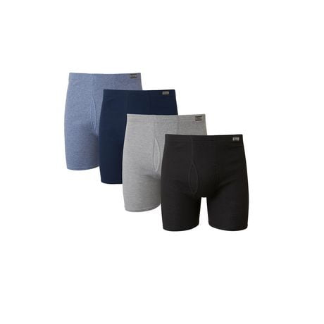 Hanes Men's Comfortsoft® Boxer Brief - Sizes S-XL - 4-Pack, FreshIQ
