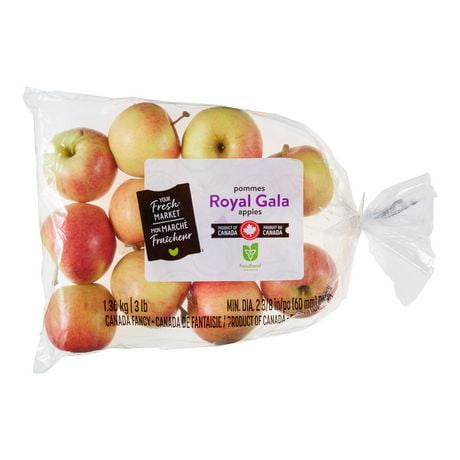Pomme royal gala, mon marché fraîcheur Sac de 3 lb