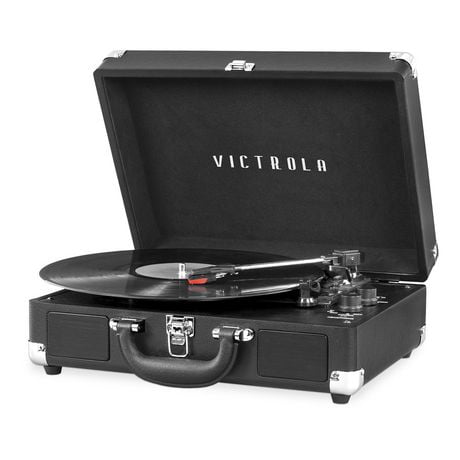 Victrola Journey Bluetooth Suitcase Record Player - Black