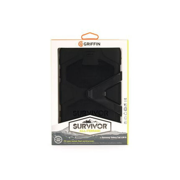 Griffin Survivor Étui + support pour Galaxy Tab 4 8.0 - noir