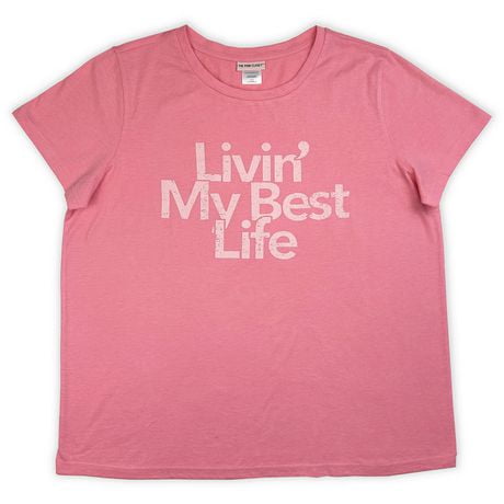 Pink closet Ladies plus size  short sleeve tee shirt, Sizes 1X to 4X