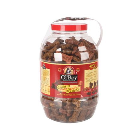 Ol'Roy Gravy Coated Biscuits for Medium And Large Dogs, dog biscuits, 3kg
