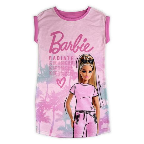 BARBIE Girls Dolman sleeve nightgown, with crewneck, Sizes XS to L