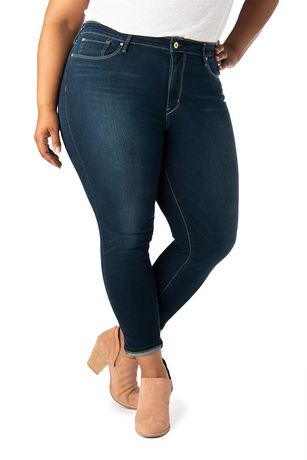 walmart plus size skinny jeans for women