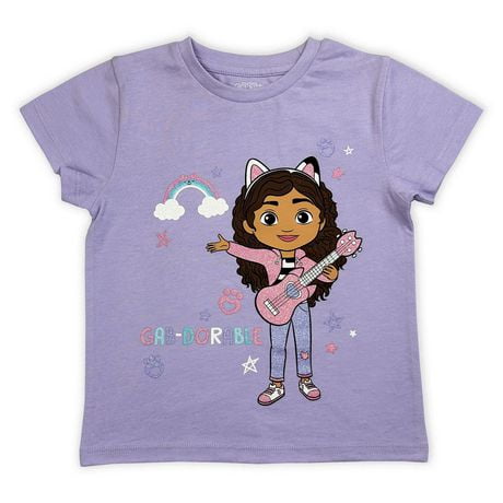 Gabby's Dollhouse T-shirt à manches courtes pour petites filles Tailles 2T à 5T