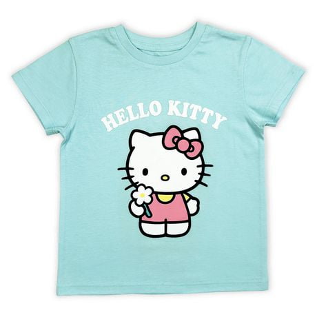 Hello Kitty T-shirt à manches courtes pour petites filles Tailles 2T à 5T