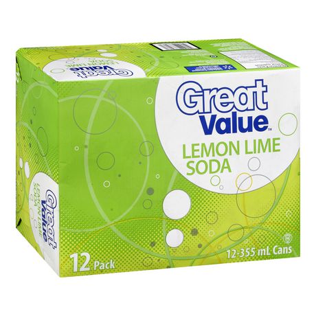 Great Value Lemon Lime Soda | Walmart.ca