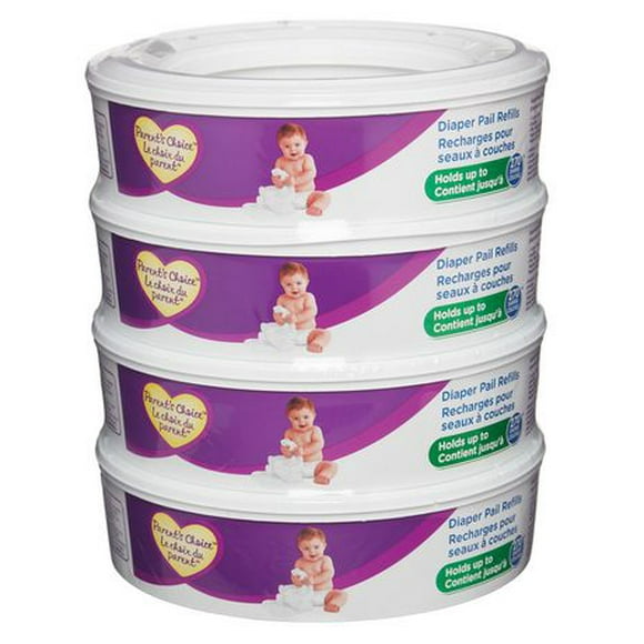 Parent's Choice Diaper Pail Refills, 4 Pack., 4 pack
