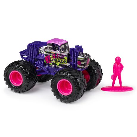 Monster Jam, Official Wild Flower Monster Truck, Die-Cast Vehicle ...