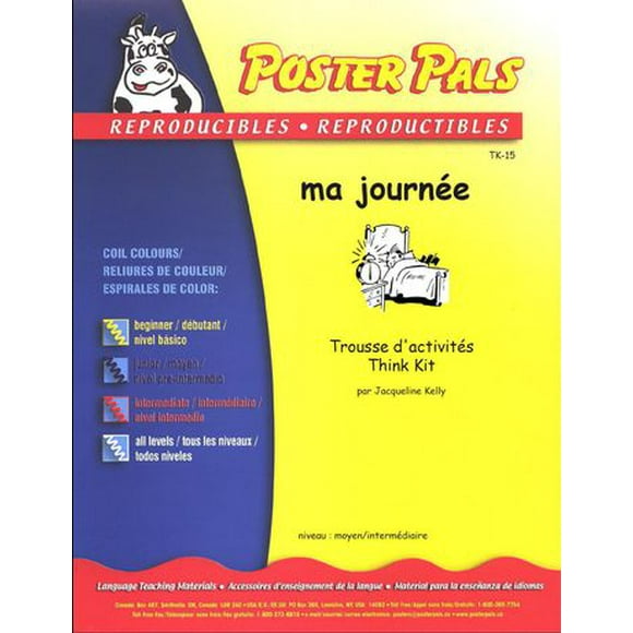 French Reproducible Teaching Activities for the FSL Classroom -ma journée