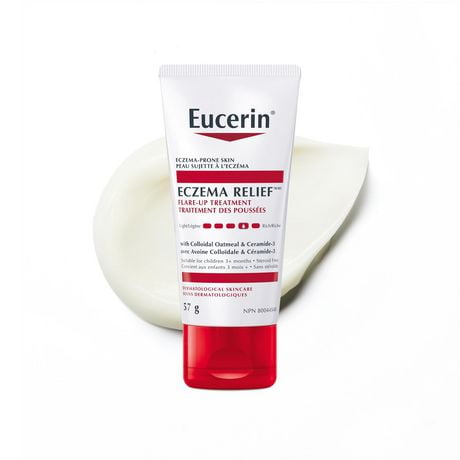 Traitement des poussées Eczema Relief d’Eucerin pour visage et corps sujette à l'eczéma, 57g 57g