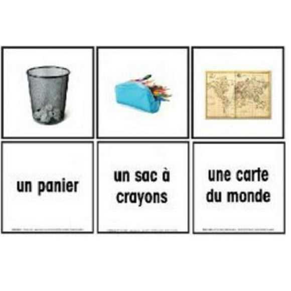 French Objects Found In The Classroom Flashcards