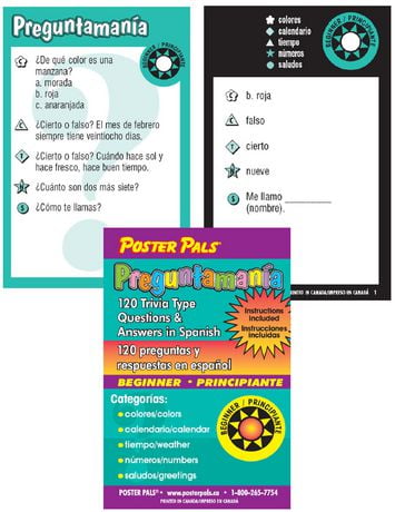 Poster Pals Spanish Trivia Game Walmart Canada