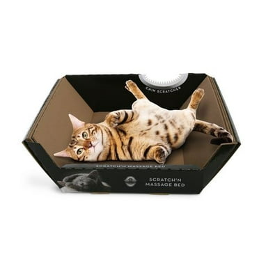 Lit de carton d'ondulation Omega Paw pour chats