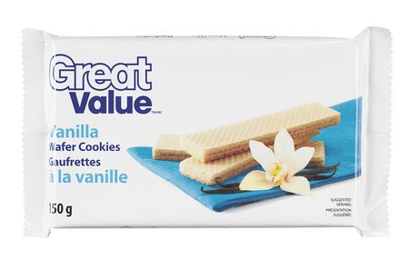 value great vanilla cookies wafer walmart ca