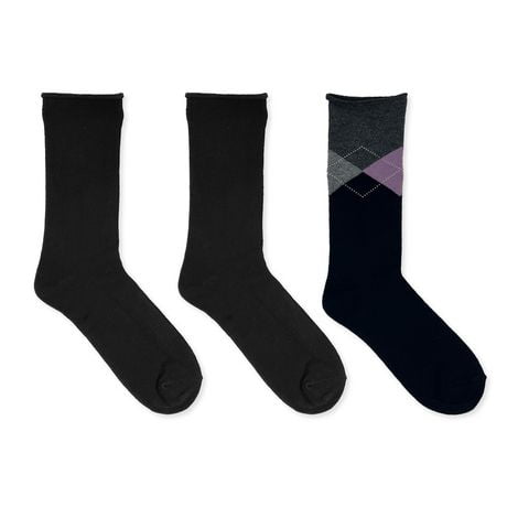 Secret® Ladies 3pk Bamboo Crew Socks | Walmart Canada