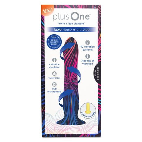luxe ripple multi-vibe, a multi use vibrating toy for both backside & vaginal use