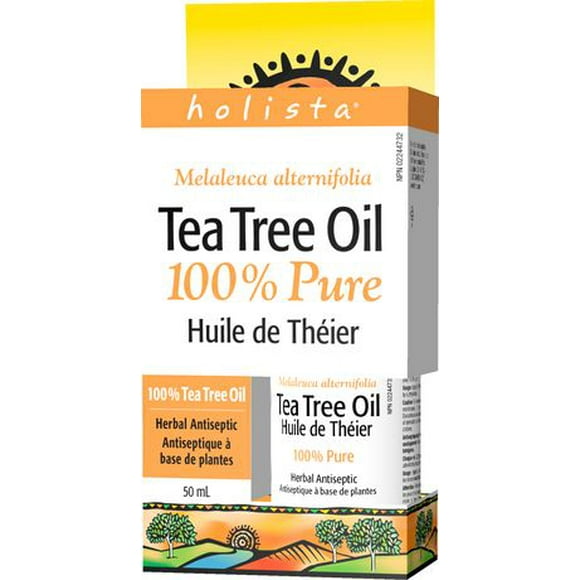 Holista® Tea Tree Oil 100% Pure, Herbal Antiseptic, 50 mL liquid