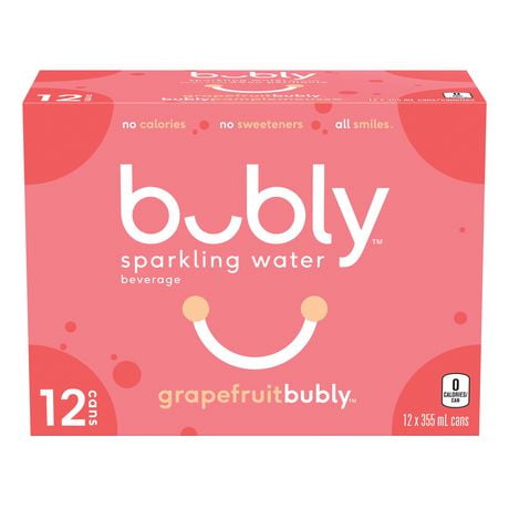 Bubly Sparkling Water Grapefruit  Walmart Canada
