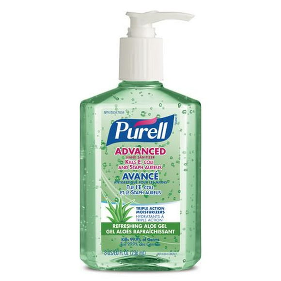 Purell Instant Hand Sanitizer with Aloe, 236mL Aloe Pump