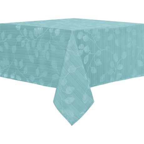 Safdie & Co. Tablecloth Jacquard Aqua | Walmart Canada