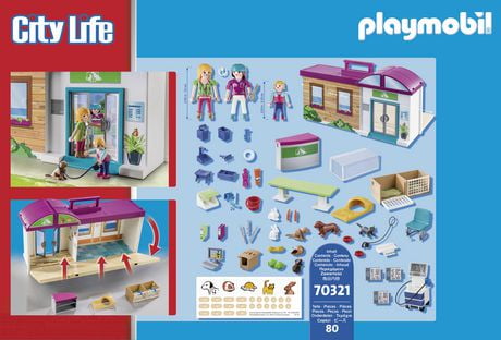 playmobil take along pet clinic