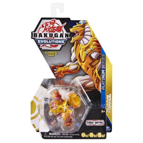 Bakugan Evolutions, Pharol (Elemental Rare), Platinum Series True Metal ...