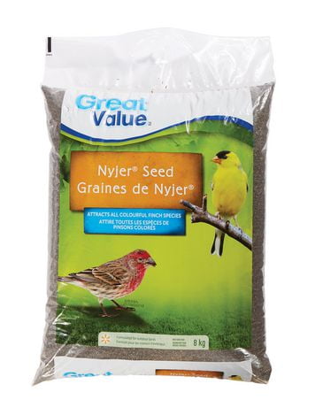 Great Value Nyjer Seed Wild Bird Food 8 kg | Walmart Canada