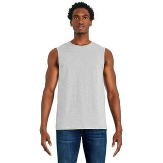 Spring Black T Shirts Men Casual Muscle Round Neck Tank Top Body