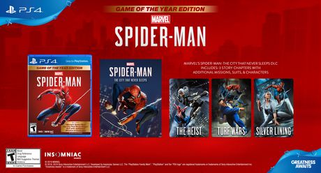 spider man ps4 game of the year