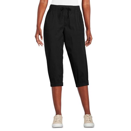 George Women's Pull-On Poplin Capri Pant | Walmart Canada