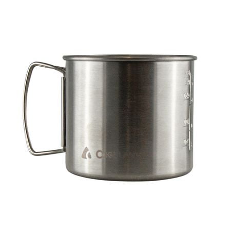 Coghlan's Camp Mug, Stainless steel and only weighs 6.4 oz.