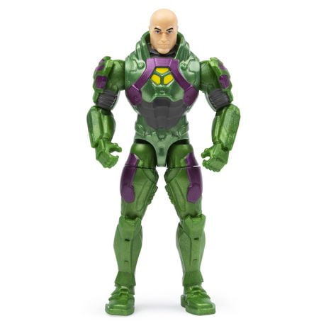 DC Comics, 4-Inch Lex Luthor Action Figure with 3 Mystery Accessories