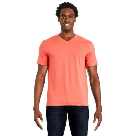 George Men's Stretch V-Neckline Tee - Walmart.ca