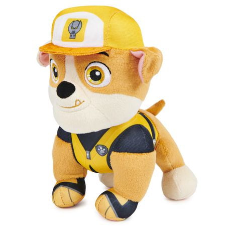 PAW Patrol, Big Truck Pup Rubble, Stuffed Animal, 8-inch Plush Kids ...