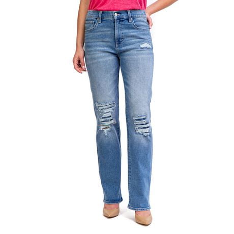 Jordache Women's High Rise Straight Jean