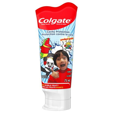 Colgate Kids Toothpaste with Fluoride, Ryan's World, 75ml - Walmart.ca