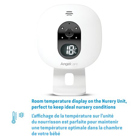 Moniteur De Mouvements Respiratoires Pour Bebe Avec Video Ac337 D Angelcare Walmart Canada