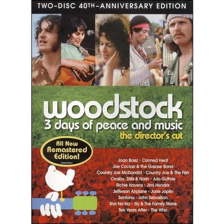Woodstock: 3 Days Of Peace And Music (Director's Cut 40th Anniversary Special Edition)