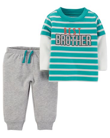 Child of Mine made by Carter's Newborn Boys 2pc clothing set -Brother ...