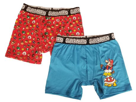 Mario 2 pack boys boxers | Walmart Canada