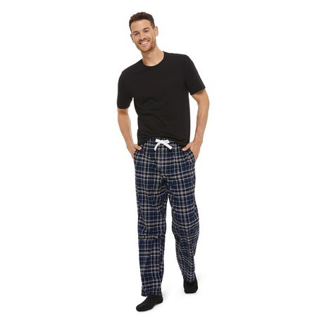 George Men's Short Sleeve Tee and Flannel 2-Piece Set | Walmart Canada