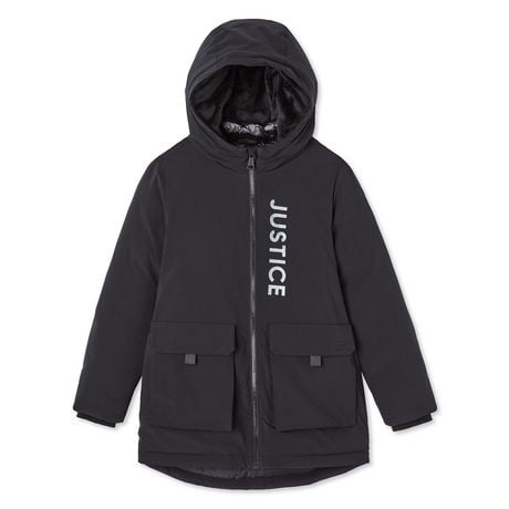 Justice Girls' Puffer Jacket, Sizes XS-XL