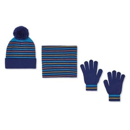 Ensemble Bonnet + Tour De Cou Enfant 2 Pièces - Tricoté, Avec Pompon Et Doublure Polaire - Taille 1-2 Ans - Pour Hiver, Protection Froid
