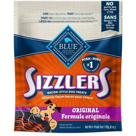 BLUE Sizzlers Gâteries pour chiens formule originale 170g