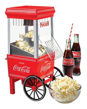 Nostalgia Electronics Coca Cola Popcorn Maker Red